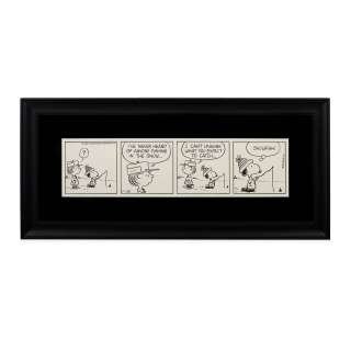 Original Charles Schulz Peanuts Comic Strip Artwork - Studio Auctions COA