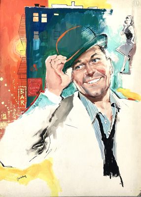 Carlo Jacono | Original ilustraron cm. 36x51. Gouache on board. Signed. Mint. Code 2088. | Segni e Disegni