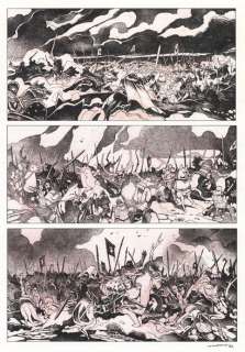 Jakub REBELKA (né en... - Lot 575 - * La cité des chiens - Tome 1 Encre de Chine et crayons...