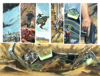 Gabriele Dell’otto, Werther Dell’edera | Dell’otto - Spider-Man: Family Business P.78-79 | ComicArtFans Classifieds