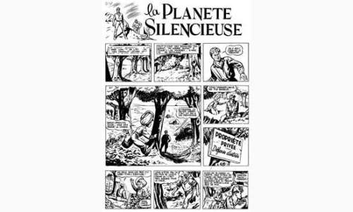 SIRIUS. Â« L‘Epervier Bleu Â«. Encre de chine noire pour la première planche