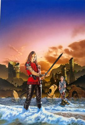 Lot 16 - Fred Gambino – Vengeance of Dragons (1999) | Oberon Auctions