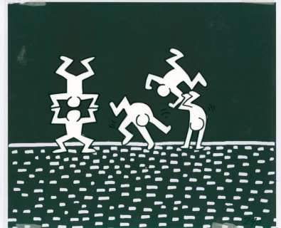 Bill Davis, Keith Haring | Sesame Street Breakdancers, komplet prac (Keith Haring) | ArtKomiks Aukcje