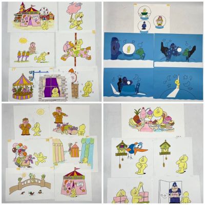 A complete set of original interior artwork for the Henrys Cat book… | misc / divers