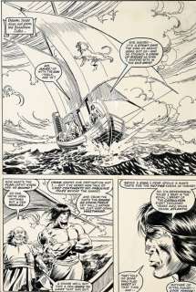 Buscema, John (1927-... | LES AVENTURES DE CONAN. CONAN ANNUAL, ISSUE 7 Encre... | Coutau Bégarie