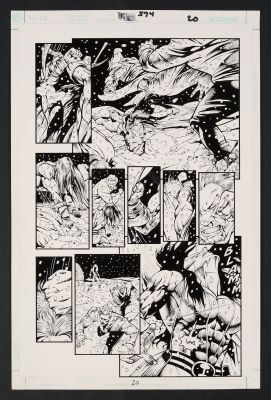 Dale Eaglesham, John Floyd | Batman #574 (2000) Page 20 Pencils By Dale Eaglesham, Inks By John Floyd | ComicArtFans Classifieds