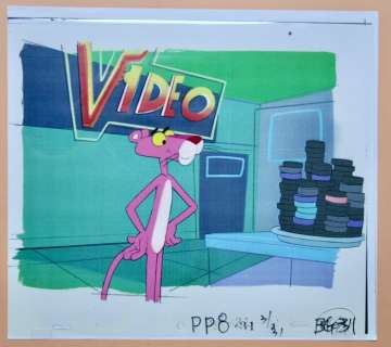 Original Animation Production Cel - Pink Panther - Page volante - Panthère rose - (1993/1996) | Catawiki