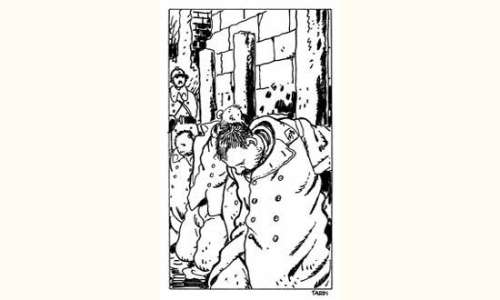 TARDI. " C’était la Guerre des tranchées ". Encre de Chine noire pour | Tessier Sarrou