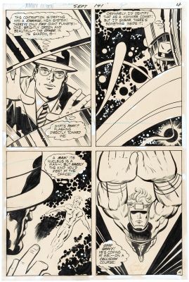 Jack Kirby, Vince Colletta | Jack Kirby - Jimmy Olsen 141 Original Signed Art Clark Kent | ComicArtFans Classifieds