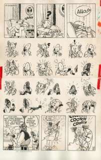 Jijé. Planche originale Blondin et Cirage | BDEnchères