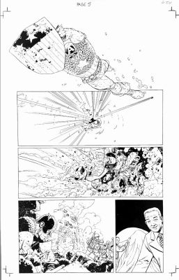 John Cassaday | Sam Wilson Captain America #7 Pg 5 By John Cassaday | ComicArtFans Classifieds