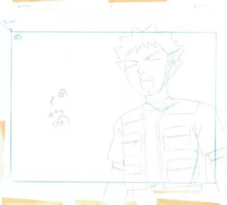 Sugimori Ken - Pokemon | Pokemon – Brock – Genga – 996 | La Galerie de la Bande Dessinée