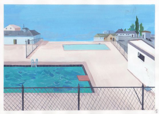 Yi Yang | Yang - Swimming Pool | ComicArtFans Classifieds