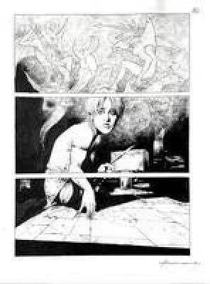 Corrado Roi | Original page for Dylan Dog n. 445 Xenon!: Cm. 27x36. Ink. Signed. Mint. Code 2236. | Segni e Disegni