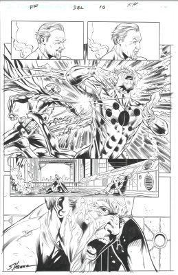 Neil Edwards, Scott Hanna | Fantastic Four #582 Page 8,9 &10 Bluelines {3 Page Lot} | ComicArtFans Classifieds