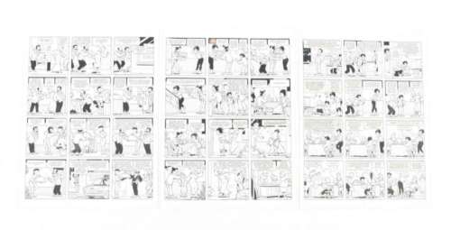[ORIGINAL COMIC BOOK ARTWORK] ROBERT VAN DER KROFT. SJORS EN SJIMMIE | Zwiggelaar Auctions