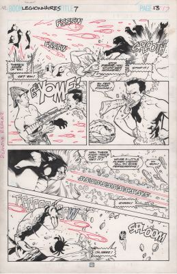 Adam Hughes, Mark Farmer | Fs: Legionnaires #7 P. 13 - Legion By Adam Hughes | ComicArtFans Classifieds