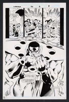 Pat Olliffe, Keith Williams | Warlock And the Infinity Watch #40 (1995) Page 8 Pencils By Pat Olliffe, Inks By Keith Williams | ComicArtFans Classifieds