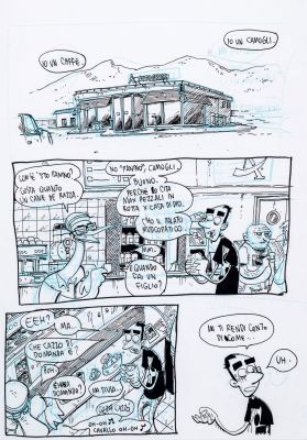 Lot 50 - Zerocalcare (Michele Rech) - "Quando muori resta a me ", 2024 | Urania Casa d’Aste