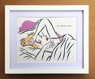 Minus, Walter - Originele tekening in kleur - Lovely faces (2018) | Catawiki