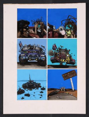 Martin Emond | White Trash #2 (1992) Page 28 By Martin Emond | ComicArtFans Classifieds