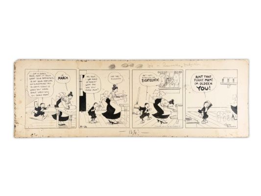 Lot 385 - Gene Byrnes Reg‘lar Fellers Daily Comic Strip 1923