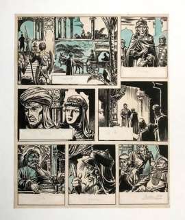 Wijn, Pieter Cornelis - Original page - Verowin - Indian ink + blue watercolour - [1949/1950] | Catawiki