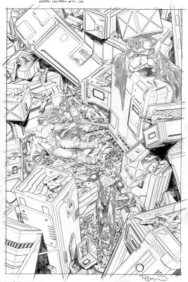 Fernando Pasarín | Green Lantern #14 P. 20 | The Green Room