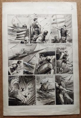 Almay Alvaro Mairani Marco Polo 1 Planche Originale 5 petit format BD Chott 1948 | eBay Europe