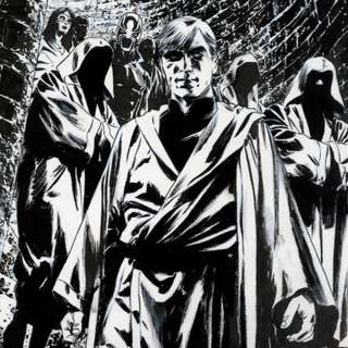 DAREDEVIL (2009) #500 Michael Lark & Ed Brubaker final page Murdoch Leads The Hand