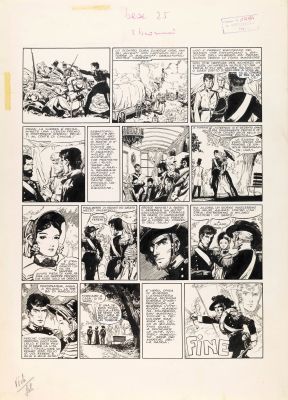 Lot 264 - Battaglia Dino - "Bersaglieri di Crimea", 1956 | Urania Casa d’Aste