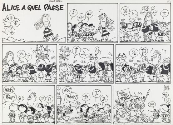 Lot 412 - Ziche Silvia - "Alice a quel paese", anni 90