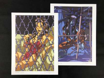 Roberto Baldazzini - 2x print "Sultana" - EO | Catawiki