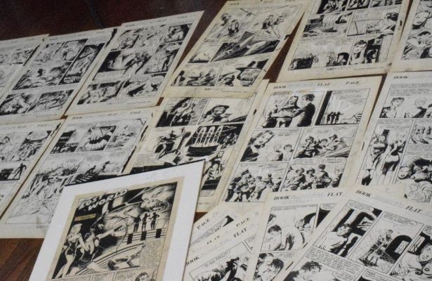 Lot 283 - PLANET COMICS #36 ORIGINAL COMIC ART | misc / divers