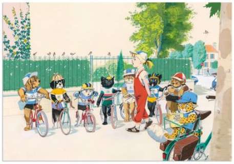 Pierre Probst | PIERRE PROBST ◊ CAROLINE Caroline en randonnée, Hachette... | Daniel Maghen Enchères