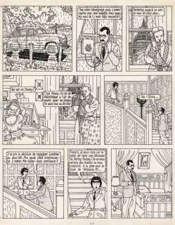 Floc’h (Né En 1953) | Albany & Sturgess - À la recherche de Sir Malcolm Encre... | Tessier Sarrou