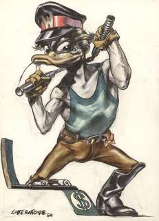 Tanino Liberatore (Né... | Donald Duck Technique mixte sur papier. Signé et daté... | Tessier Sarrou