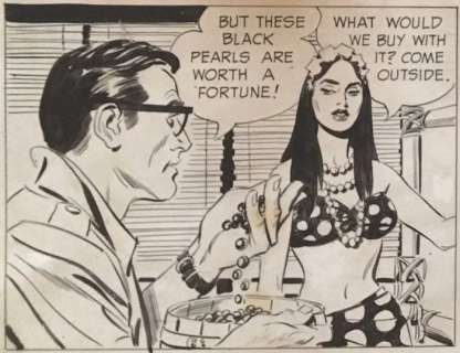 Rib Kirby - John Prentice - Rib Kirby strip - Page volante - Art original - (1969) | Catawiki