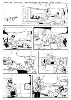 Bas Heymans - Original published page - D2015-162 - Uncle Scrooge - "Re-Refills"  - Page originale publiée - (2016) | Catawiki