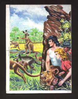 Dansler, Robert (dit Bob Dan) - Couverture en couleur + 40 planches originales - Le Roi des kangourous (publié dans Tarou no. 115) - (1960) | Catawiki