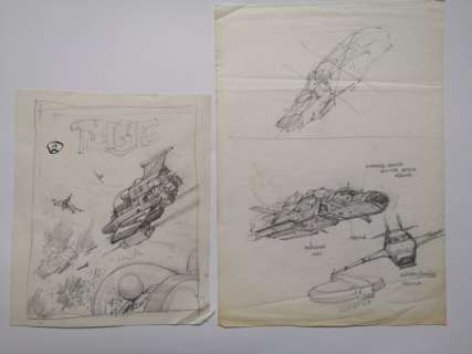 Don Lawrence - Skizze - Storm + Trigan / Trigië | Catawiki