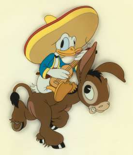 DONALD DUCK DON DONALD FRAMED PRODUCTION ANIMATION CEL. | Hake’s