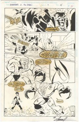Andy Kuhn | Adventures of the X-Men #7 p15 (Sabertooth!) | Nostalgic Investments