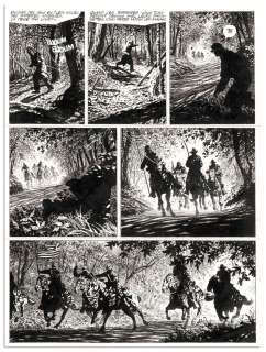 CUZOR - Lot 39 - STEVE CUZOR LE COMBAT D‘HENRY FLEMING Dupuis 2024 Planche...