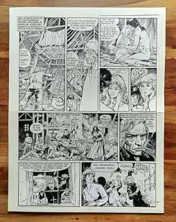 Les pionniers du nouveau monde T1 - Planche originale encre de Chine - Page volante - EO - (1985) | Catawiki