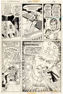 SUPERMAN #282 COMIC BOOK PAGE ORIGINAL ART BY CURT SWAN. | Hake’s