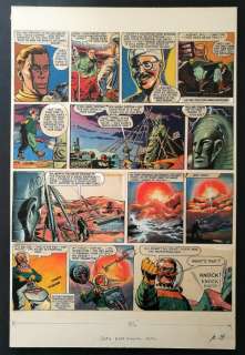 Dan Dare - The Red Moon Mistery - original art page by Frank Hampson - EO - (1952) | Catawiki