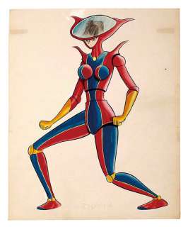 Go Nagai Handwritten color illustration copyright "Mazinger Z" A Afurodai | Mandarake (Big Web)