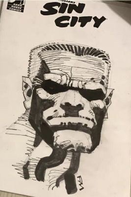 Frank Miller | Marv of Sin City | 2DGalleries
