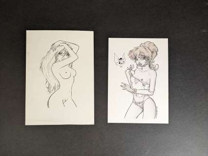 BELLAMY, Bruno (né... - Lot 54 - BELLAMY, Bruno (né en 1964) Ensemble de deux dessins...